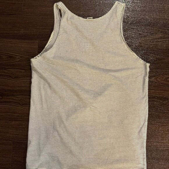 American Apparel Striped Tank Top Medium - Picture 3 of 4